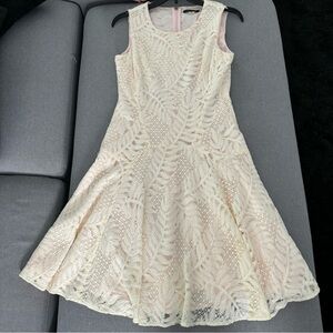 Tommy Hilfiger cream lace mini dress size 8 never worn